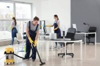 commercial building cleaning