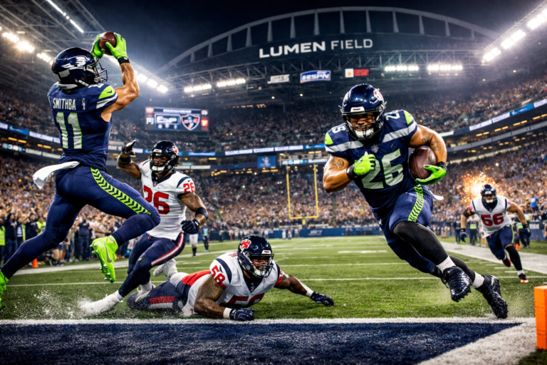 Seahawks vs Texans Match Player Stats